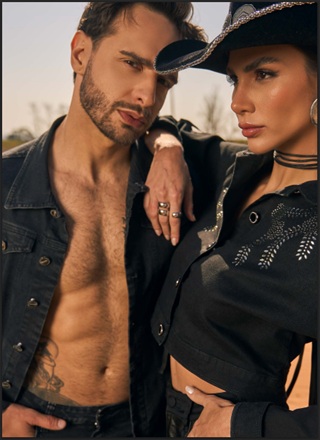 Jeans Estilo Country Masculino e Feminino Oposição Jeans Estilista Juliana Hartk