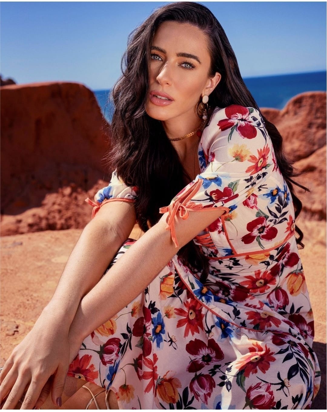 TTN VERAO VESTIDO ESTAMPADO MAR FLORAL